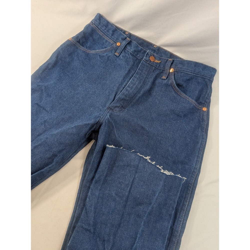 Wrangler Jeans 32x34 (33*36 Tag 13MWZ Cowboy Cut Straight Leg USA Made *Cutoff